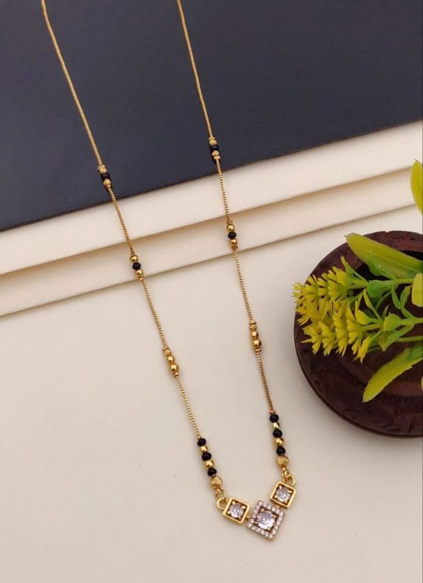 Trio Radiance Square Mangalsutra